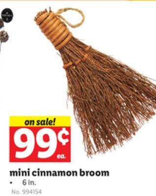 Lidl Mini cinnamon broom offer