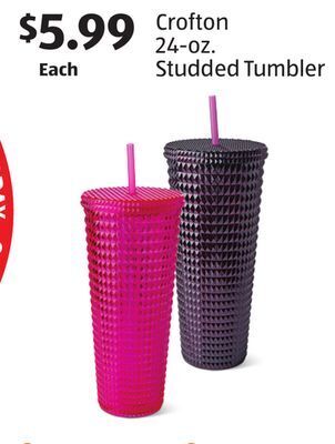 Aldi Crofton 24-oz. studded tumbler offer