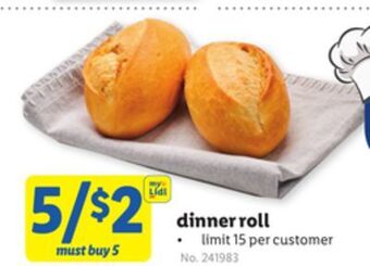 Lidl Dinner roll offer