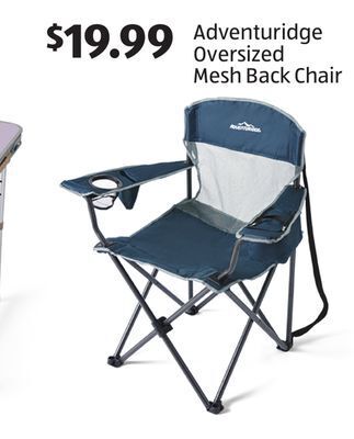 Aldi Adventuridge oversized mesh back chair offer