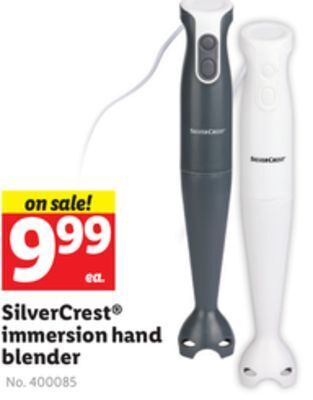 Lidl Silvercrest® immersion hand blender offer