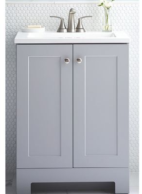 The Home Depot Vanity with cultured marble top offer