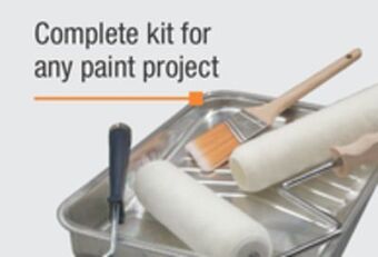 The Home Depot 8 pc. paint tray set offer