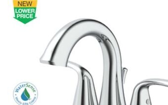 The Home Depot Glacier bay irena chrome finish bath faucet offer