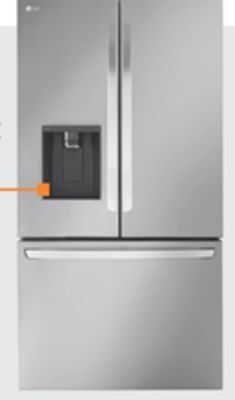The Home Depot Lg 26 cu. ft. stainless steel counter-depth french door refrigerator offer