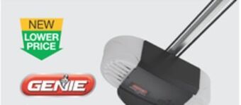 The Home Depot Genie 1-1/4 hp** ultra-quiet belt drive garage door opener offer