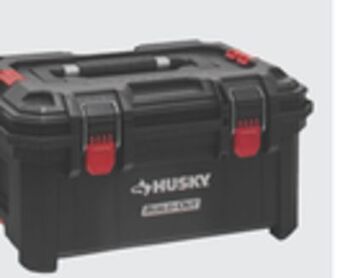 The Home Depot Husky 22 large tool box offer