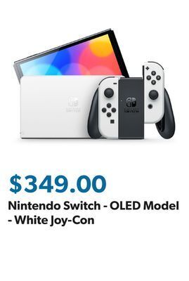 Sam's Club Nintendo switch - oled model - white joy-con offer