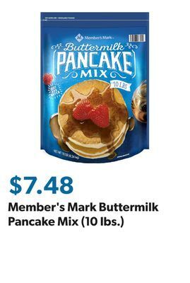 Sam's Club Member's mark buttermilk pancake mix (10 lbs.) offer