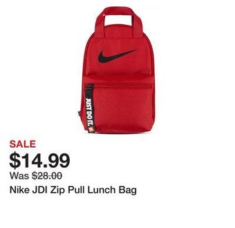 Dick's Sporting Goods Nike jdi zip pull lunch bag offer