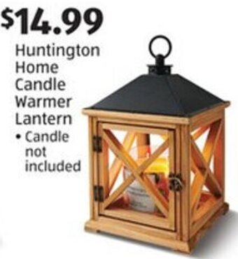 Aldi Huntington Home Candle Warmer Lantern offer