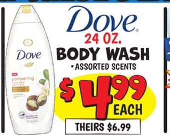 Ollie's Dove body wash offer