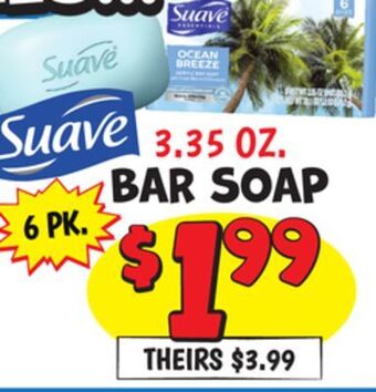 Ollie's Suave bar soap offer