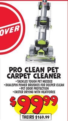 Ollie's Hoover pro clean pet carpet cleaner offer