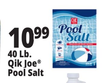 Ocean State Job Lot 40 lb. qik joe pool salt offer