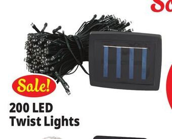 Ocean State Job Lot Solar twist lights, 200 lights offer