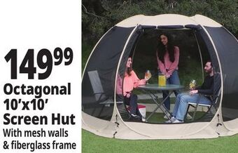 Ocean State Job Lot Octagonal 10'x10' screen hut offer
