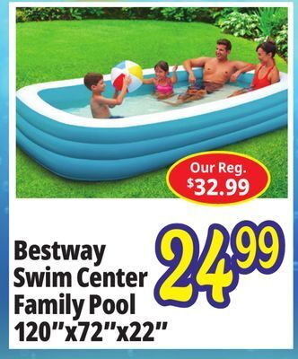 Ocean State Job Lot Bestway swim center family pool offer