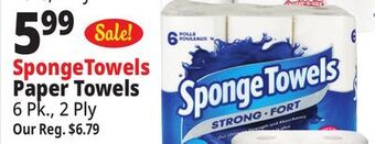 Ocean State Job Lot Spongetowels paper towels offer