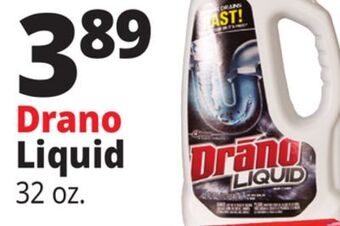 Ocean State Job Lot Drano liquid offer