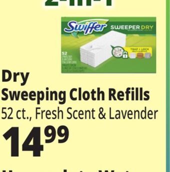 Ocean State Job Lot Dry sweeping cloth refills offer