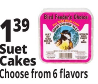 Ocean State Job Lot Suet cakes offer