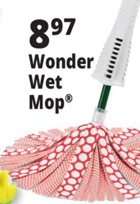 Ocean State Job Lot Wonder wet mop® offer