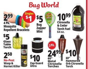 Ocean State Job Lot Bug world offer