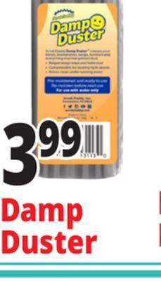 Ocean State Job Lot Scrub daddy damp duster offer
