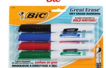 Ocean State Job Lot Bic intensity advanced dry erase markers, 4 piece offer