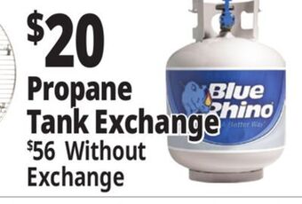 Ocean State Job Lot Propane tank exchange offer
