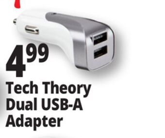 Ocean State Job Lot Tech theory dual port wall charger offer