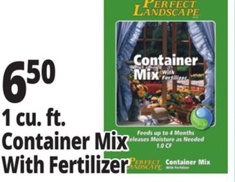 Ocean State Job Lot Container mix with fertilizer, 1 cu ft offer