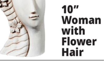 Ocean State Job Lot 10 woman with flower hair offer