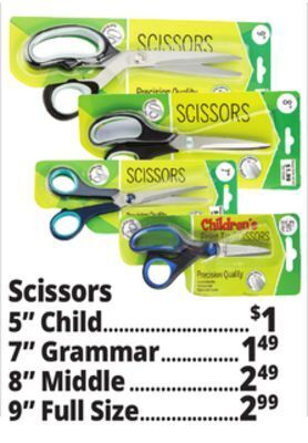 Ocean State Job Lot Scissors offer