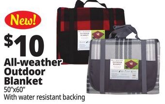 Ocean State Job Lot All-weather outdoor blanket offer