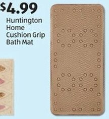 Aldi Huntington Home Cushion Grip Bath Mat offer