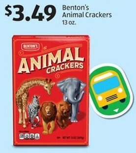 Aldi Benton's Animal Crackers 13 oz. offer