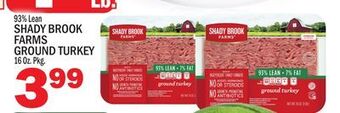 C Town Shady brook farms ground turkey offer