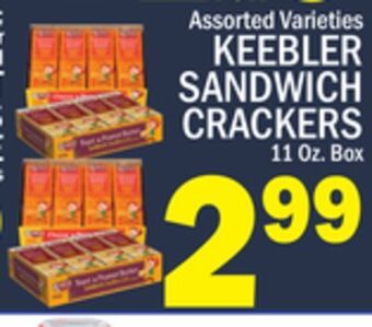 C Town Keebler sandwich crackers offer