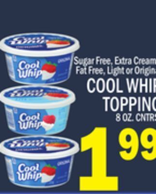 C Town Cool whip topping offer