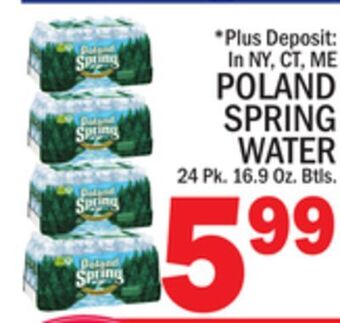 C Town Poland spring water offer