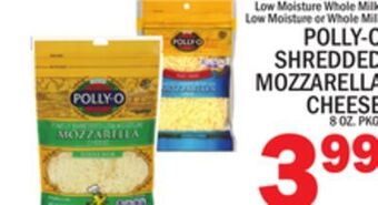 C Town Polly-o shredded mozzarella cheese offer