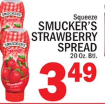 C Town Smucker's strawberry spread offer