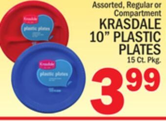 C Town Krasdale 10 plastic plates offer