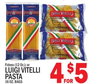 C Town Luigi vitelli pasta 16 oz. bags offer