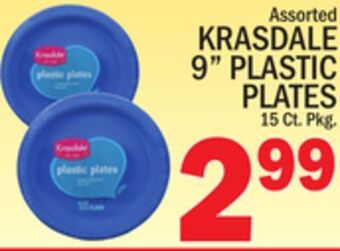 C Town Krasdale 9 plastic plates offer
