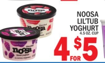 C Town Noosa lil' tub yoghurt offer