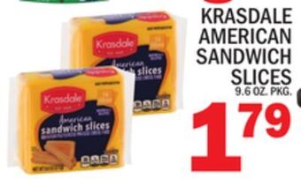 C Town Krasdale american sandwich slices offer