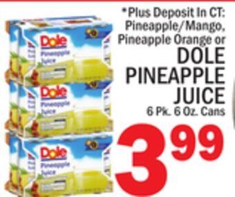 C Town Dole pineapple juice offer
